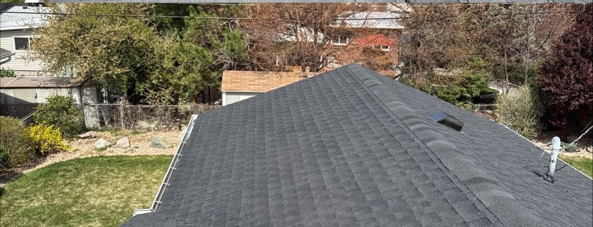 The same Utah roof after restoration, with deeper and more even shingle color